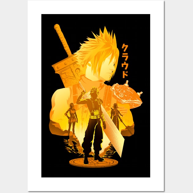 Mercenary Soldier Cloud Wall Art by HyperTwenty